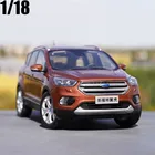 1:18 FORD KUGA версии 2017, литая модель внедорожника, оригинальная фабрика, аутентичная модель для мальчика