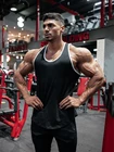 Новая спортивная одежда из хлопка для бодибилдинга, Стрингер, майка для мужчин, спортивные майки для фитнеса, майка без рукавов, майка