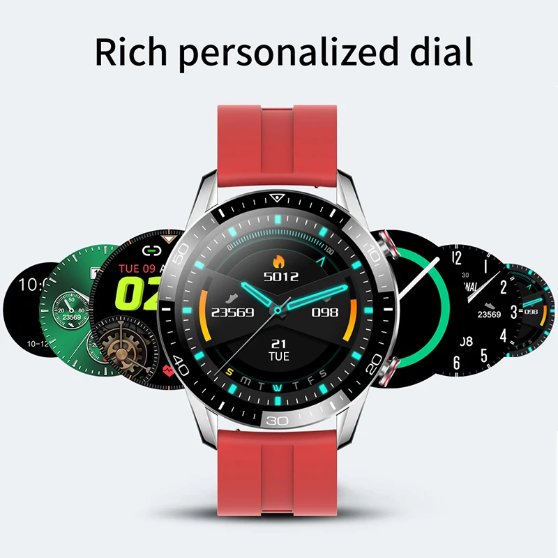 

Men Women Smart Watch Bluetooth Call PPG+ECG Heart Rate Monitor Sports Fitness Activity Tracker Smarwatch IP68 For Android IOS