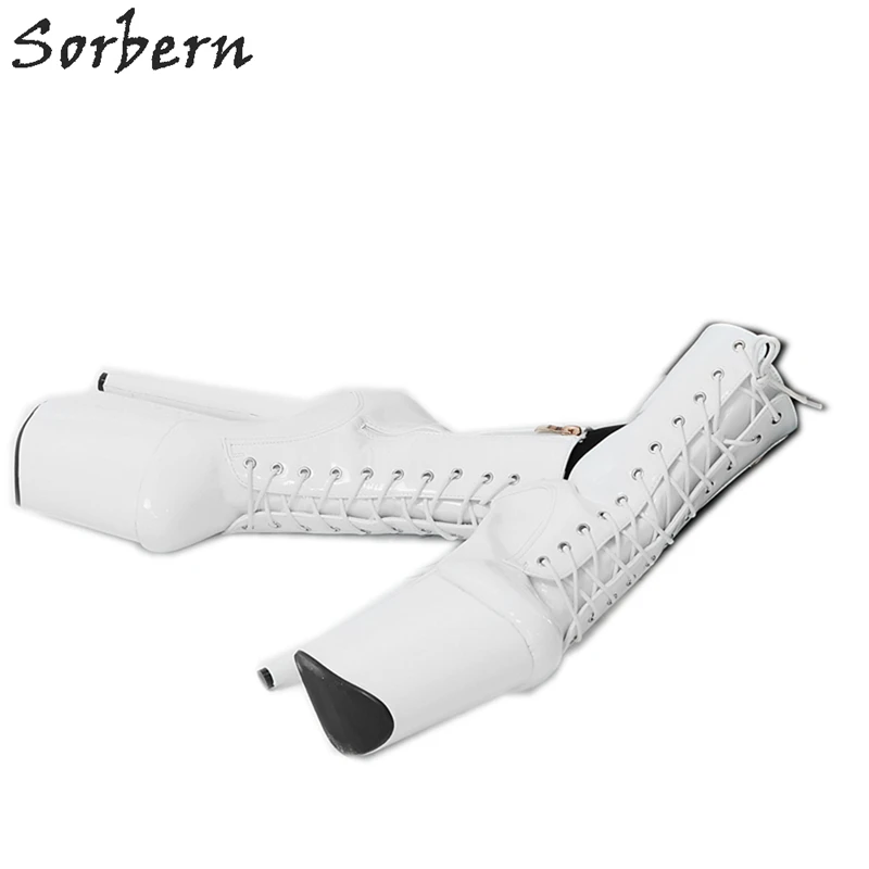 Sorbern; ярко-розовые сапоги до середины икры; женские сапоги до середины икры для подиума; художественная обувь для выступлений; женские ботинки унисекс; большие размеры