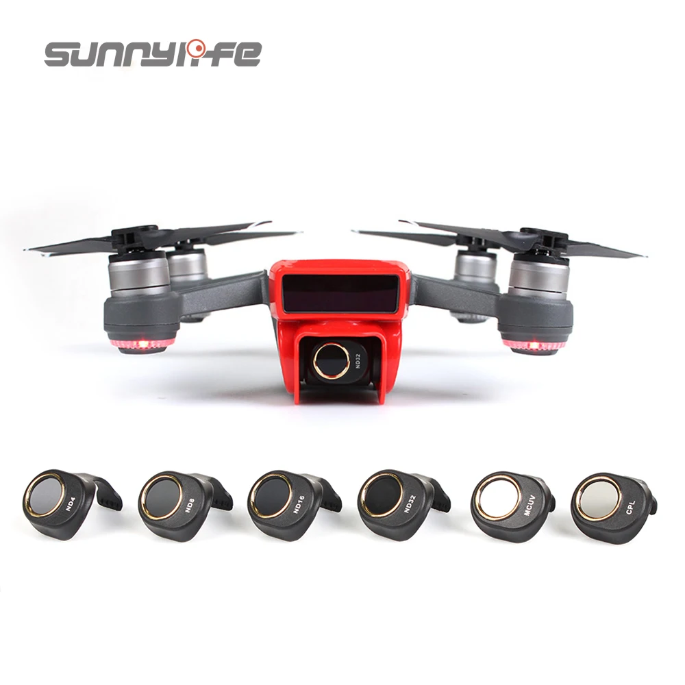 

Sunnylife Lens Filter For DJI SPARK ND4/8/16/32 CPL MCUV Fashionable Artistic Scratch-Proof Water-Proof Drone Accessories