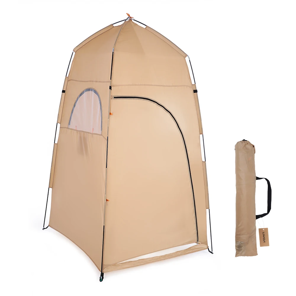 

Hot Camping Beach Tents UV Awning Tents Outdoor Shower Bath Changing Fitting Room Tent Shelter Privacy Toilet for Fishing