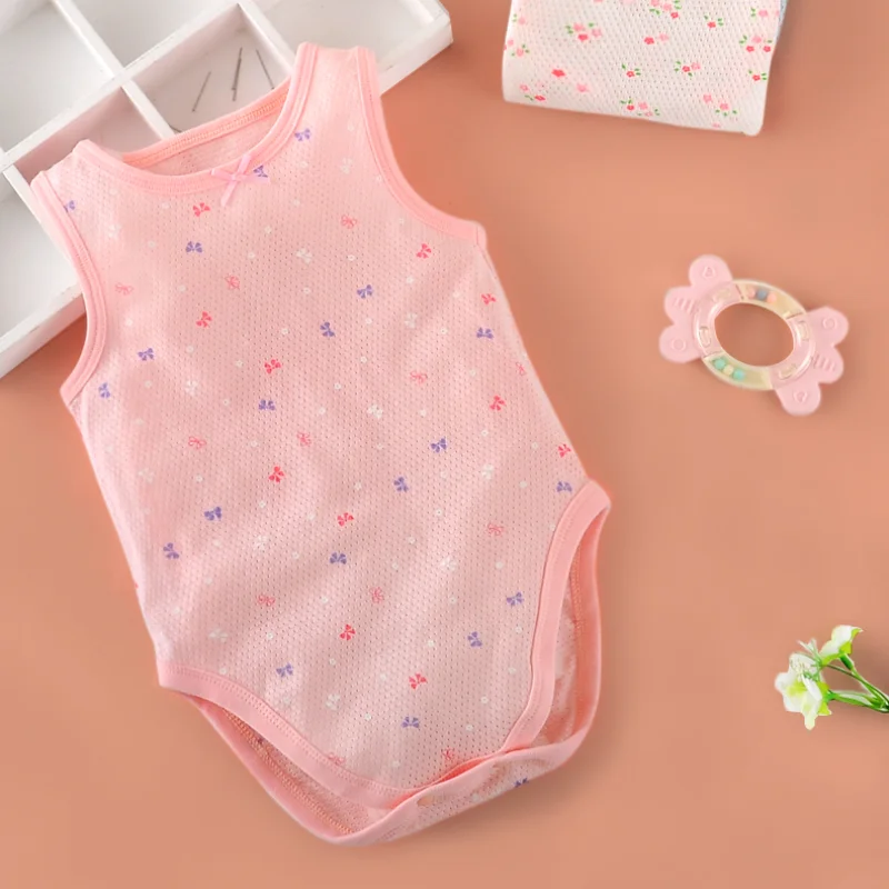 

2Pcs/Lot Girls Romper Summer Infant Romper Cartoon Sleeveless Boy One-pieces Newborn Jumpsuit Cotton Soft 0-18M Baby Clothes
