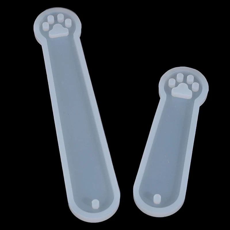

Holes Epoxy Resin Jewelry Craft Making DIY Cat Paw Bookmark Silicone Mold