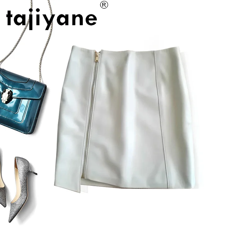 

Мини летняя юбка-карандаш из натуральной овечьей кожи Женская юбка из натуральной кожи с высокой талией женские юбки из ткани женские юбки TN2198