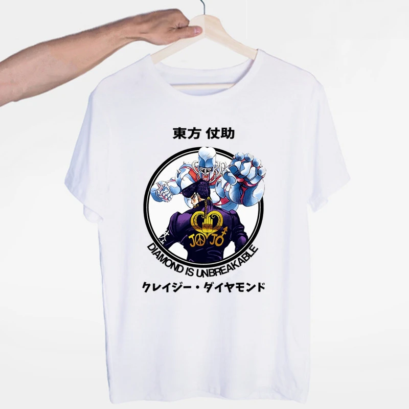 JoJo Необычные Приключения смешная футболка для мужчин/женщин Япония с аниме