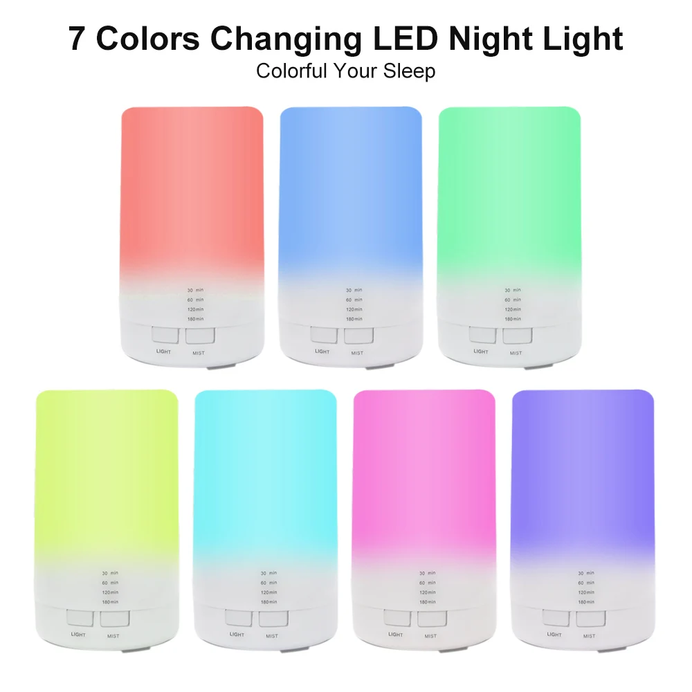 Домашний Автомобиль Портативный мини 125 мл ультразвуковой увлажнитель воздуха