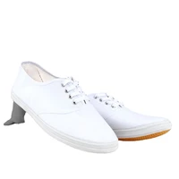 classic tennis white shoes solid color canvas shoes anti skid men and women exercise shoes martial arts tai chi shoes