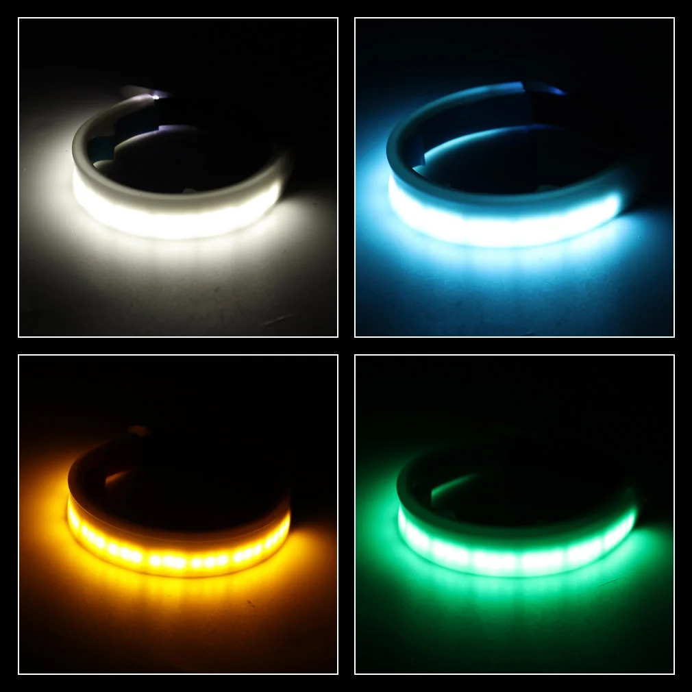 

Universal Flexible LED Motorcycle Light Strip Tail Moto Turn Signal Rear Brake Stop Bulb Fork Lamp Motorbike Accessories Yellow