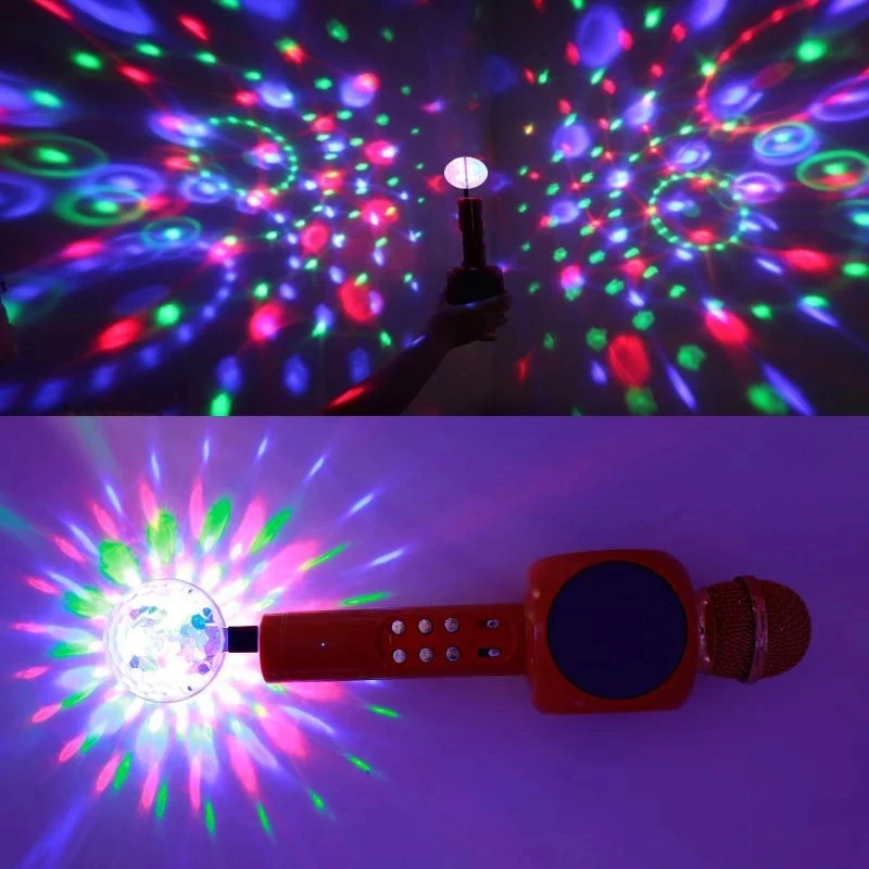 Мини-автомобиль магический шар USB светильник par DJ RGB Красочная музыкальная