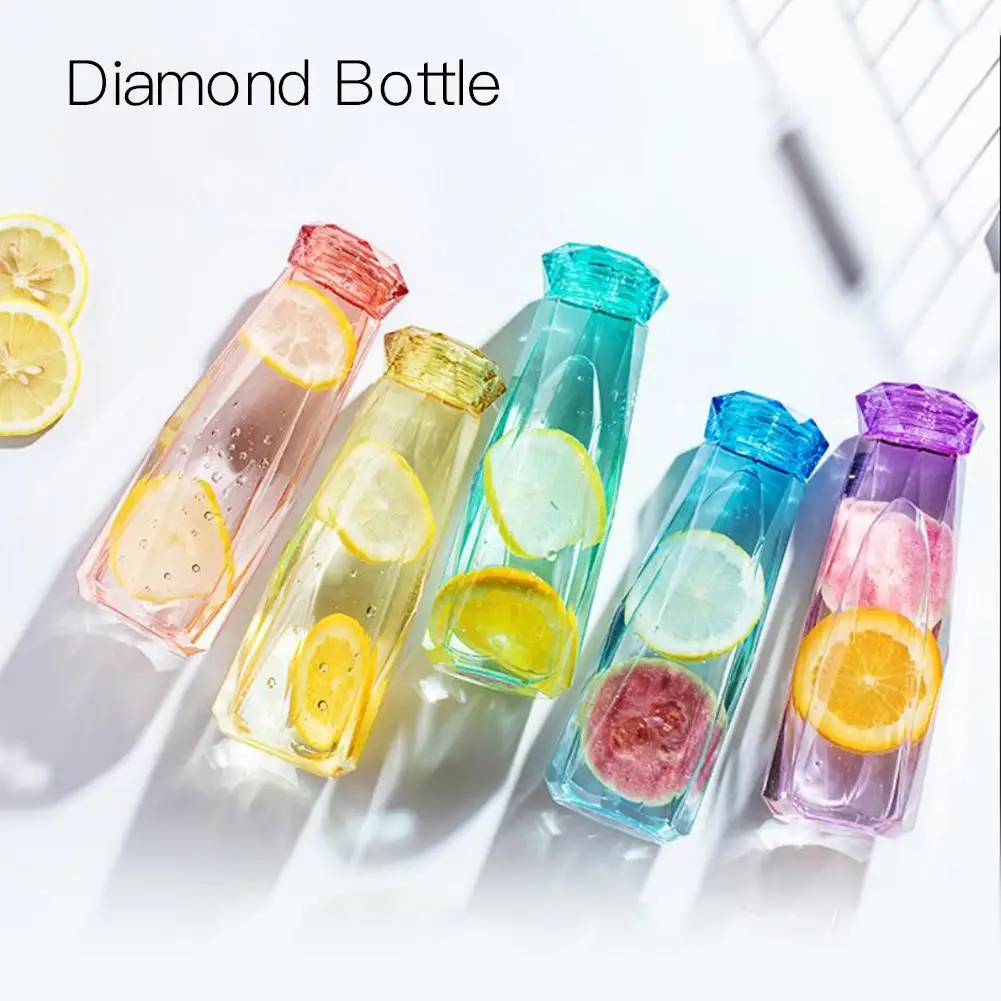 1 шт. портативная Хрустальная бутылка для воды большая емкость путешествий