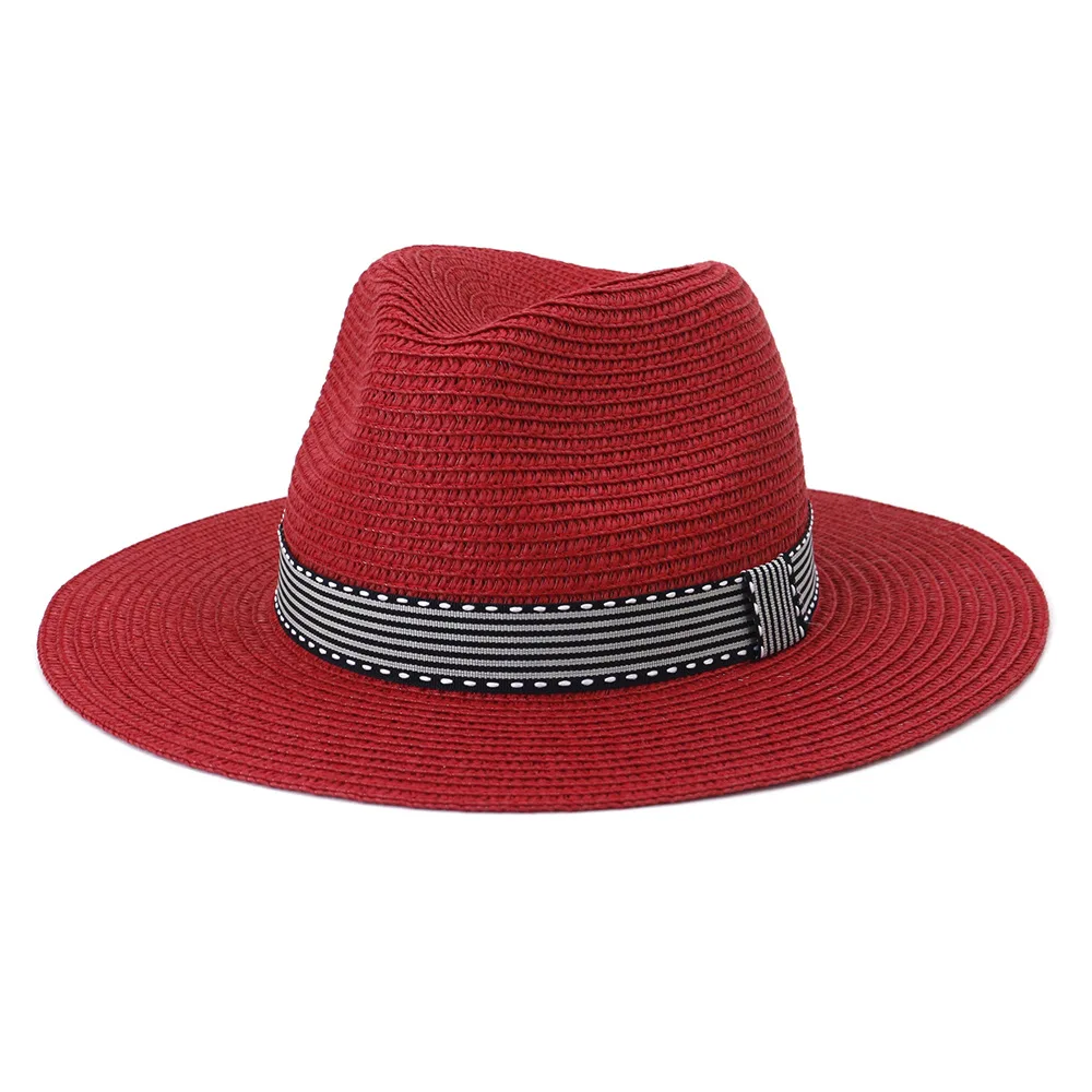 Шляпа соломенная с широкими полями для мужчин и женщин лето 2021 | Аксессуары