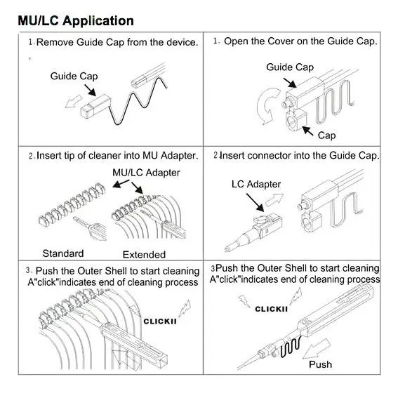 

Economic Fiber Optic Cleaner Komshine KOC-125 1.25mm Universal Fiber Optic Cleaning Pen, OEM Service Available