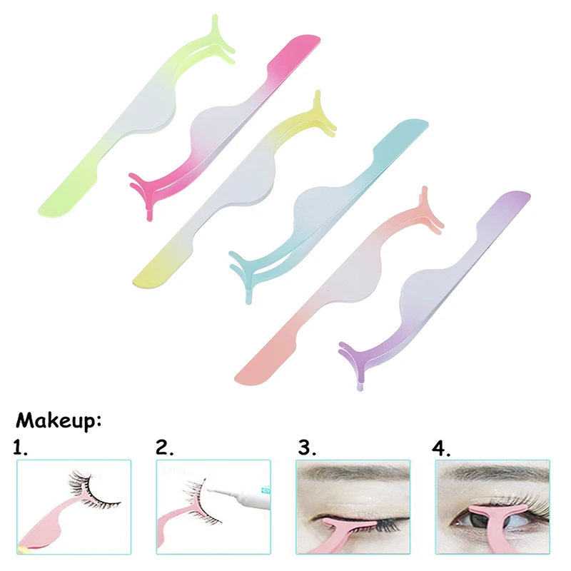1 шт. пинцет для наращивания накладных ресниц изогнутые кончики дизайна ногтей
