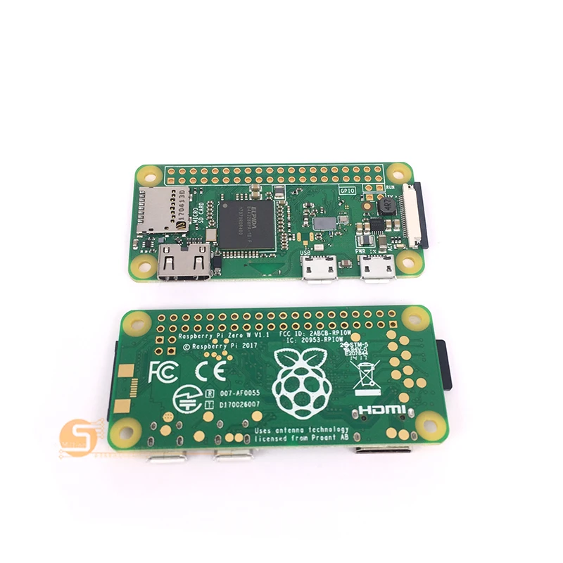 

Latest Raspberry Pi Zero W Wireless Pi 0 with WIFI and Bluetooth 1GHz CPU 512MB RAM Linux OS 1080P HD video output free shipping
