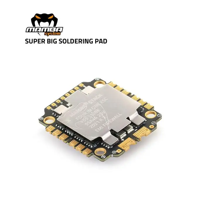 

DIATONE MAMBA f55 _ 128k BLHELI32 55A 4 в 1 3-6S бесщеточный ESC 30x30 мм для радиоуправляемых FPV гоночных Фристайл дронов DIY части