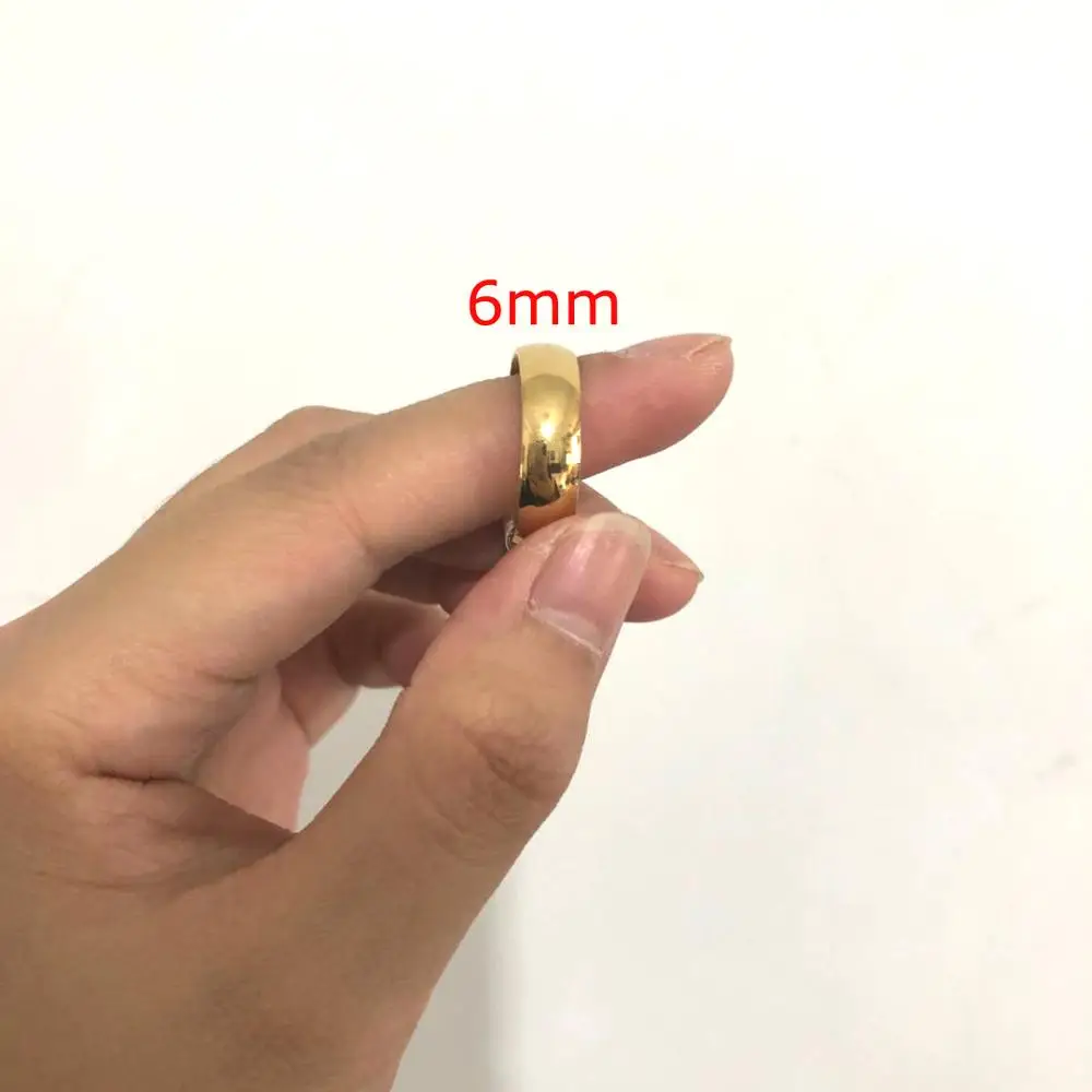 Обручальное кольцо из нержавеющей стали для мужчин и женщин ювелирное изделие