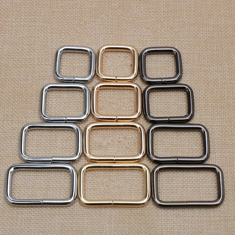 5 шт. Металлические Регулируемые прямоугольные D образные кольца ленточная