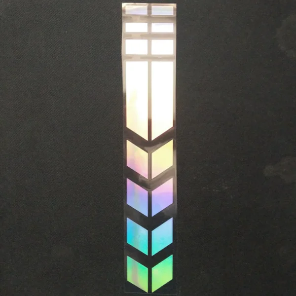 

Motorcycle Reflective Stickers Wheel on Fender Waterproof Safety Warning Arrow Tape Car Decals Motorbike Decoration Accessories