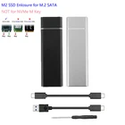 Корпус SSD M.2 USB 3,1-M.2 NGFF, корпус для твердотельного накопителя, Внешний чехол-адаптер UASP SuperSpeed для SSD 2242, 2260, 2280 M2