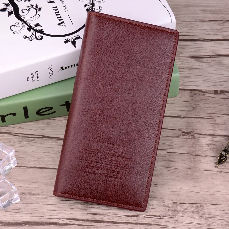 

New Wallet Men's Long Wallet Fashion Business Men's Wallet Mobile Phone Bag Clutch Bag Handbag Leather bag