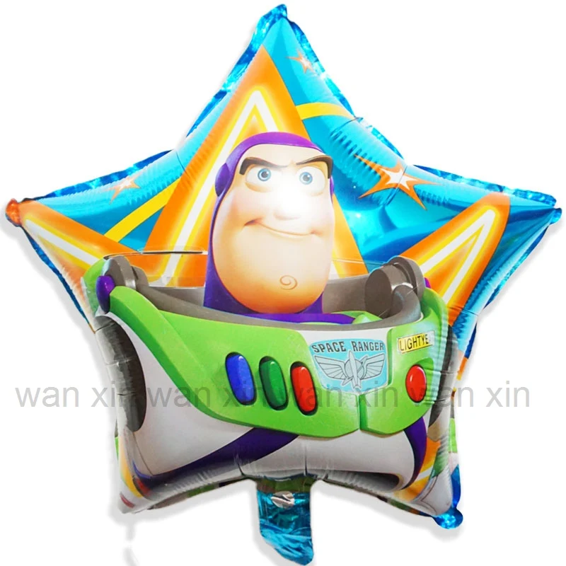 5 шт./лот) вечерние воздушные шары lightyear, 18 дюймов, круглые и Звездные воздушные шары woodyr с гелием, детские игрушки на день рождения, воздушные шары