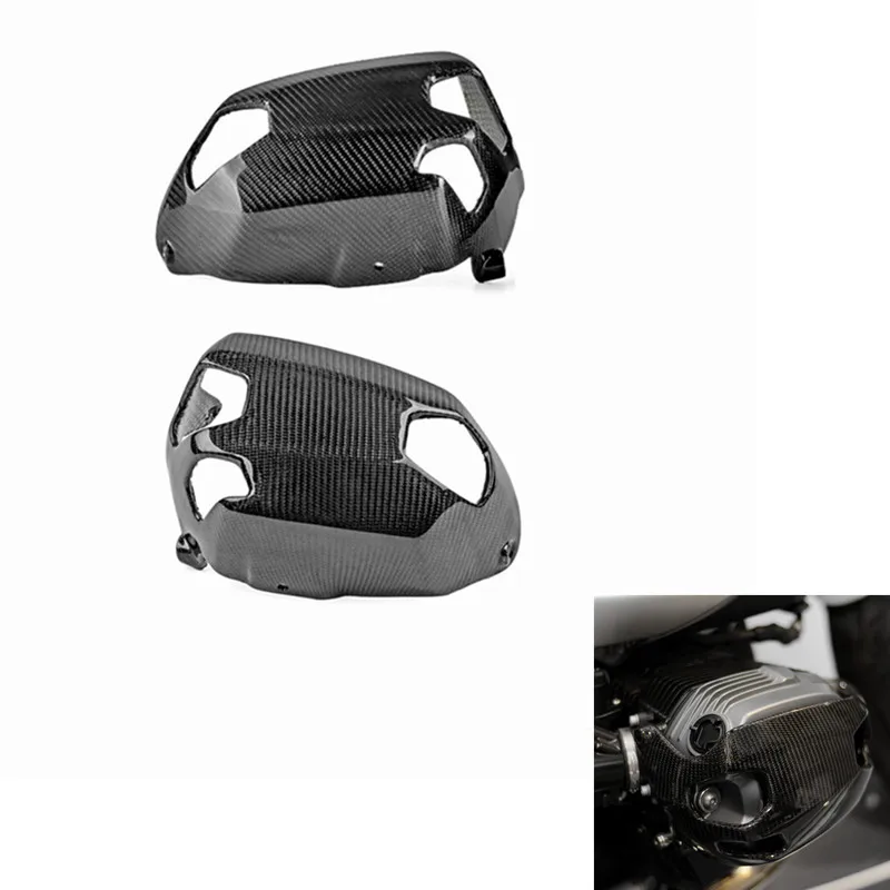 

For BMW R NINE T RNINET R9T Scrambler 2015 2016 2017 Cylinder Engine Guard Valve Cover Carbon Fiber Motorcycle Accessories