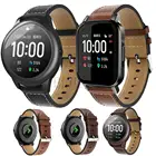 Ремешок кожаный для Xiaomi haylou solar ls05, сменный Браслет для смарт-часов Haylou LS02