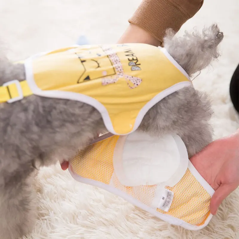 30 шт./лот супер-впитывающие одноразовые съемные подгузники для женщин и собак