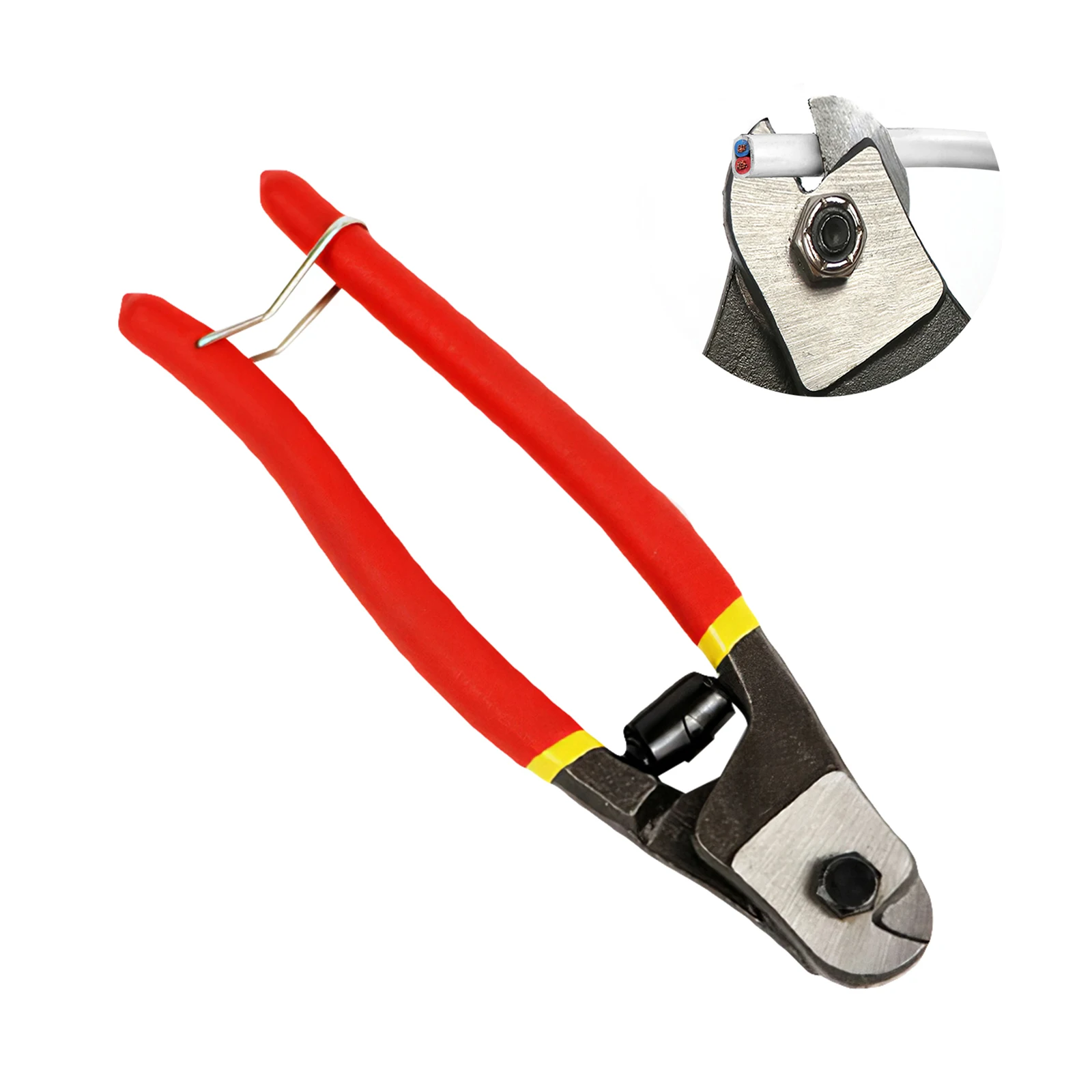 

Industrial 8 Inch Cable Cutter Wire Cutting Hand Tools Professional Alloy Steel Cable Cutter for Bicycle Cable Wire Rope Seals