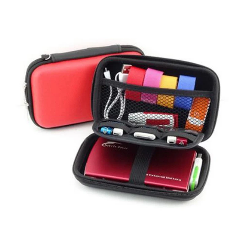 EVA Earphone Storage Box Data Cables Changes Pocket Organizer Multifunction Headphone Case Container | Дом и сад