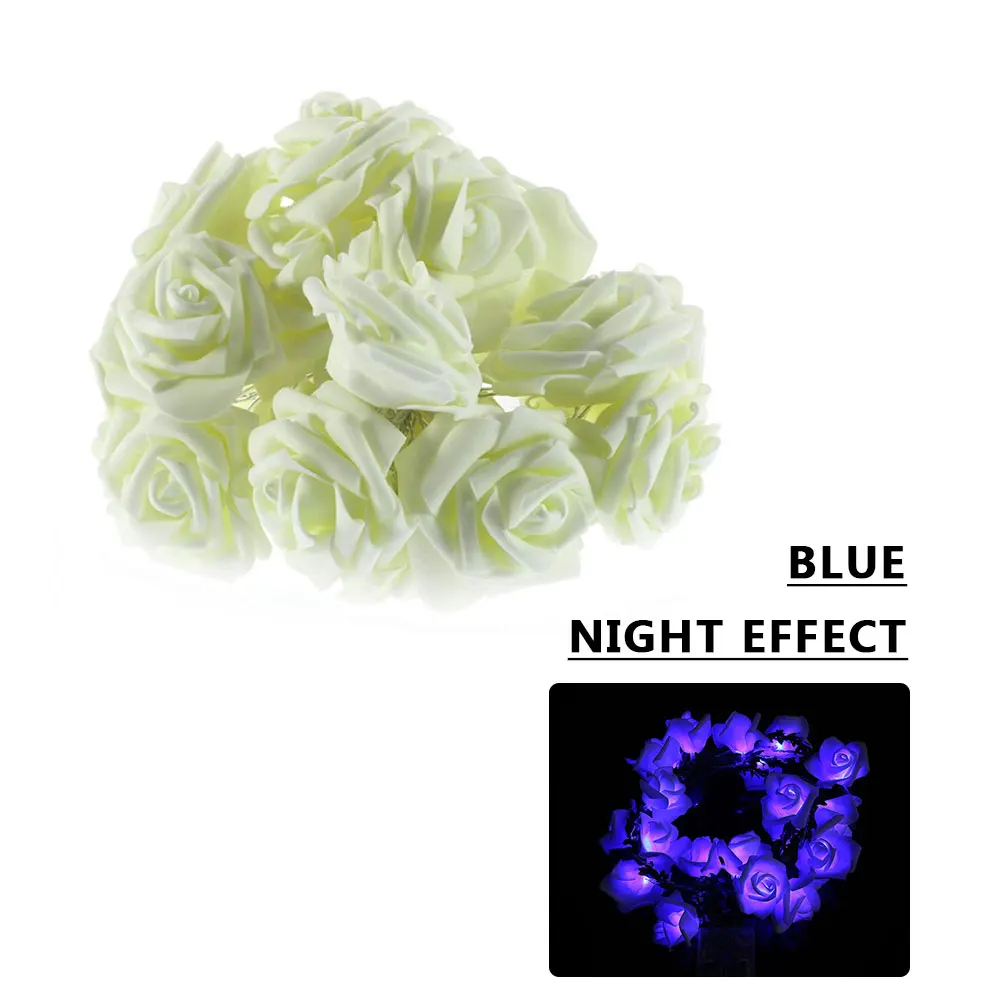 Розовые светодиодные гирлянды романтические 2 м струнные огни занавески