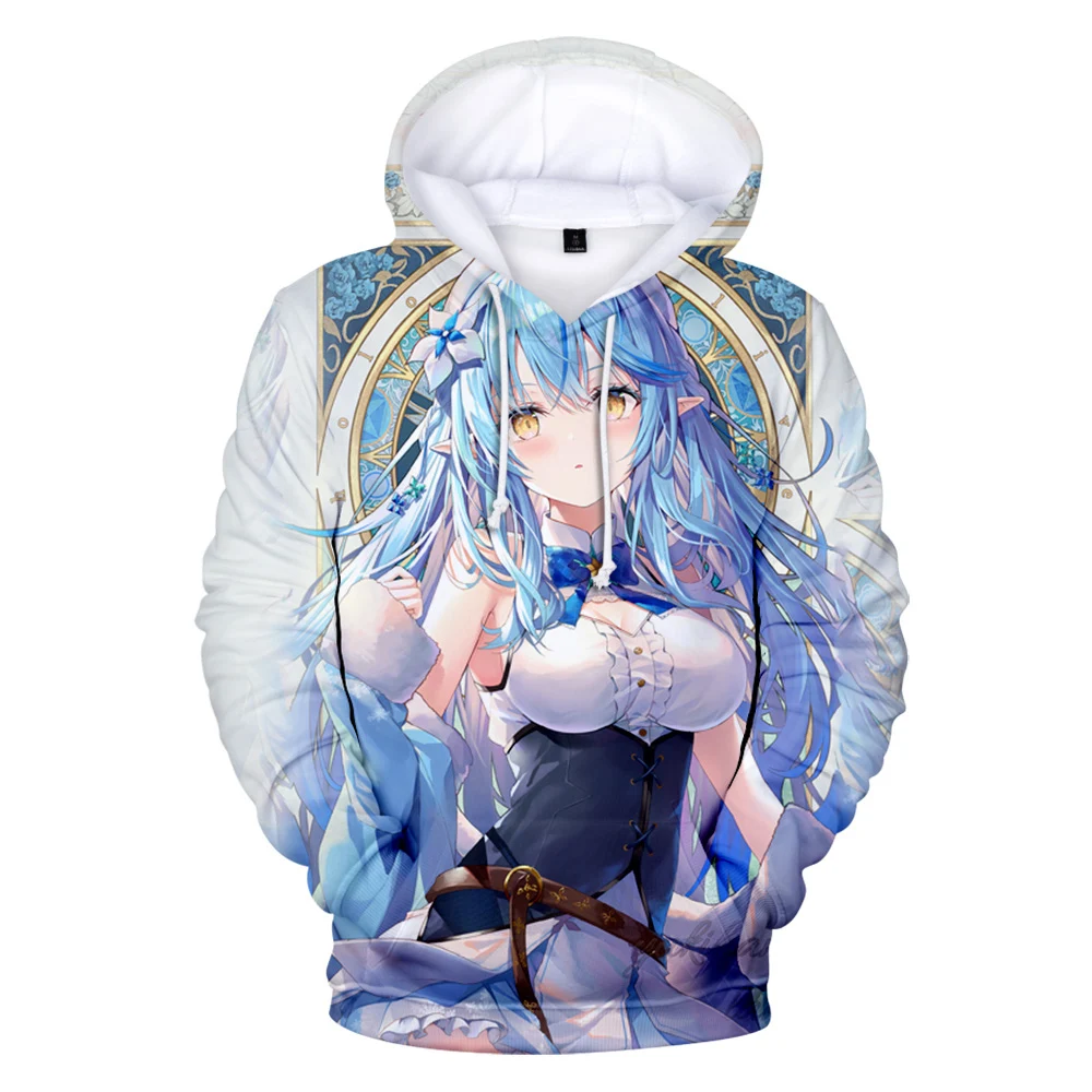 

Модные милые толстовки с капюшоном HOLOLIVE VTuber Yukihana Lamy с 3D принтом, свитшоты для мужчин/женщин, Молодежная Толстовка для взрослых и взрослых