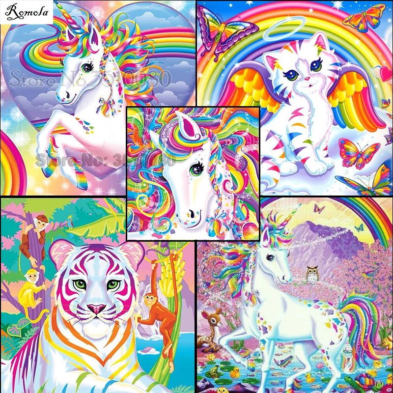 

full square/round Embroidery diamond 5D DIY paintings color house 3D Cross stitch kits mosaic pictures wall stickers gifts