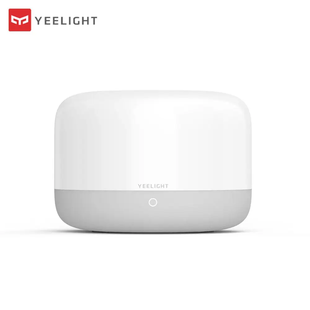 Xiaomi Mijia Yeelight цветной светодиодный прикроватный светильник Интеллектуальный Диммируемый ночной Светильник приложение управление Apple HomeKit телефон лампа для чтения