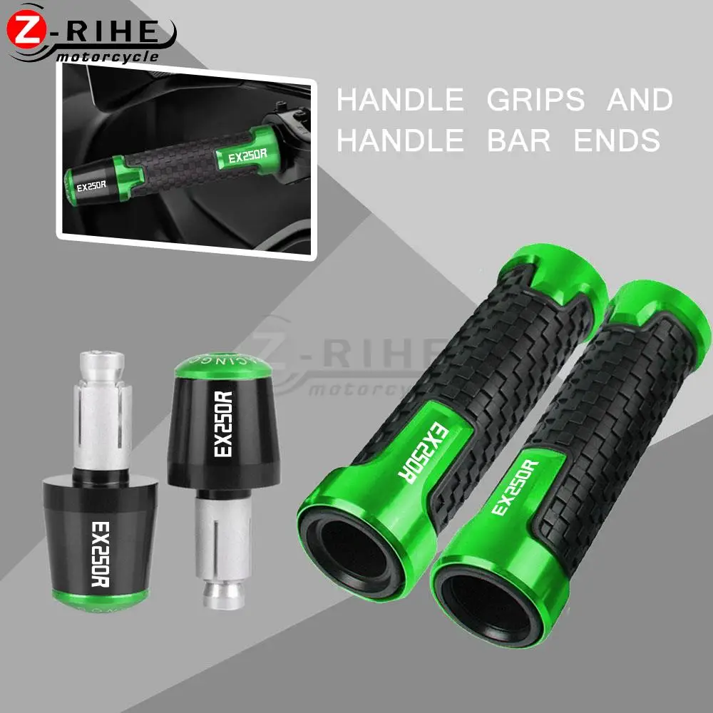 

Motorcycle 7/8 " 22mm handle grips handlebar Handle Bar End Cap For KAWASAKI EX250R EX 250 R EX250 R NINJA250R 2005 2006 2007 09