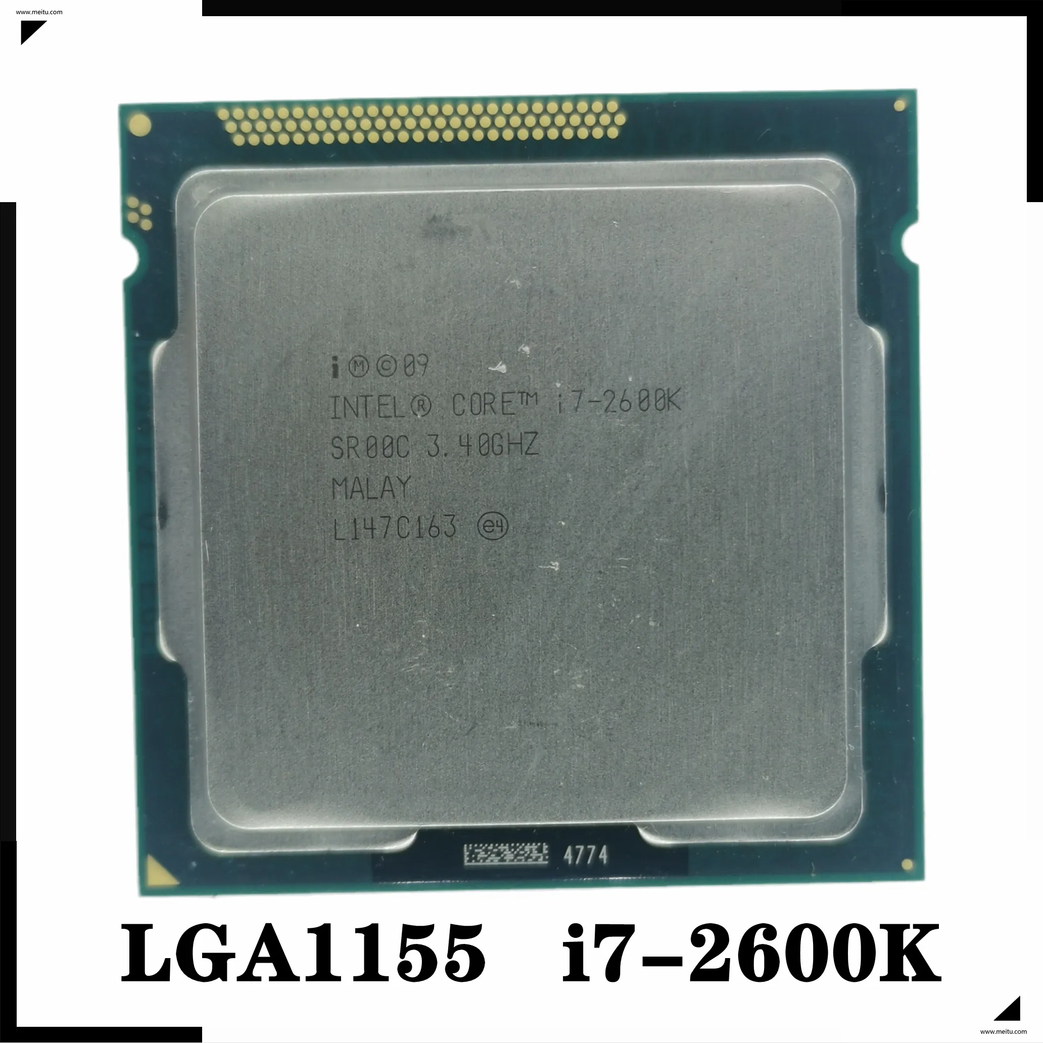 Десктопный процессор Core i7-2600K i7 2600K 3 4 ГГц четырехъядерный 8M 95W LGA 1155 | Компьютеры и