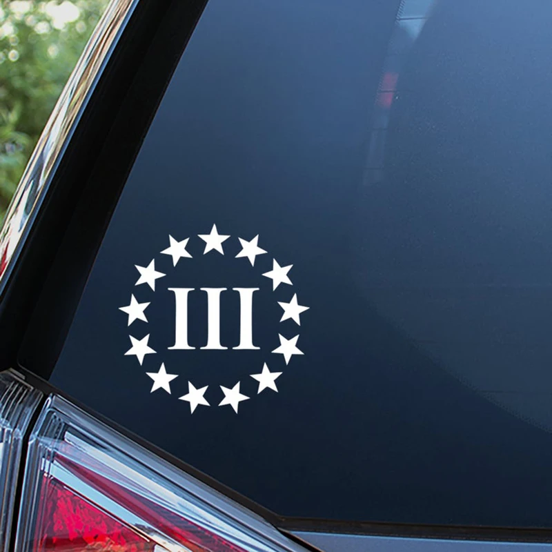 Черная/серебряная трехпроцентная наклейка Новый дизайн художественная на кузов