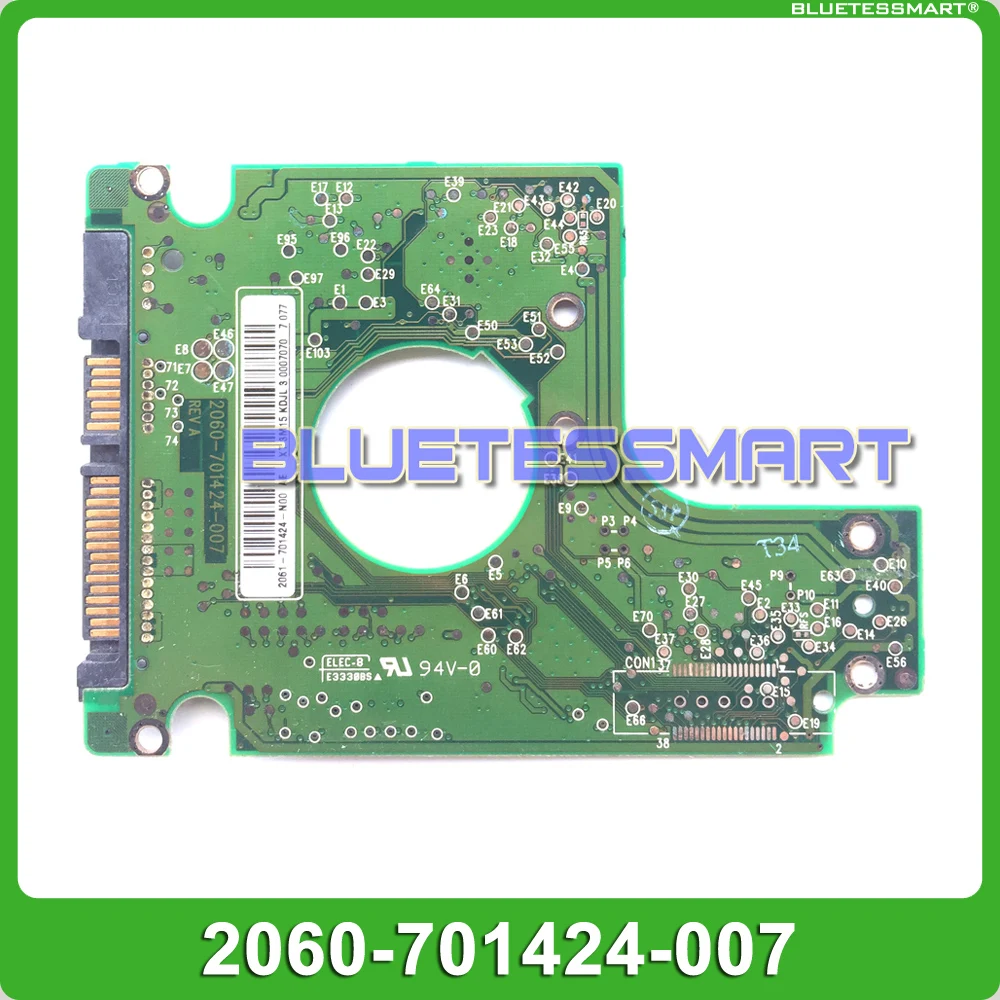 

free shipping HDD PCB logic board 2060-701424-007 REV A for 2.5 SATA hard drive repair data recovery