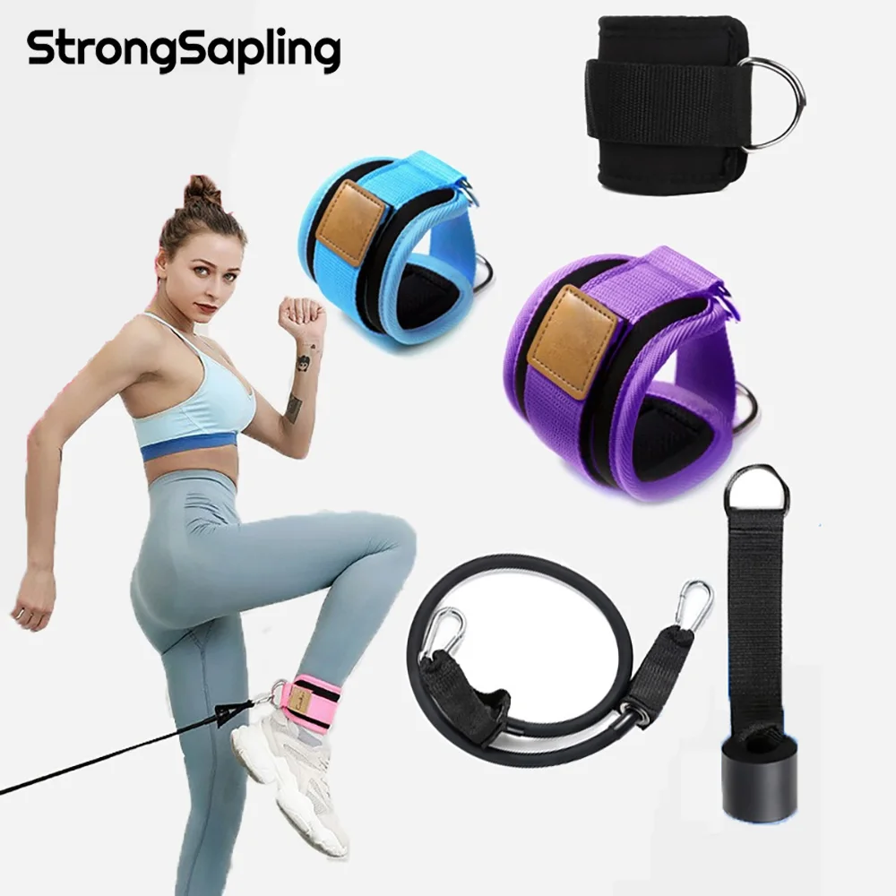 

Resistance Bands with Ankle Straps Cuff with Cable for Attachment Booty Butt Thigh Leg Pulley Strap Lifting Fitness Exercise