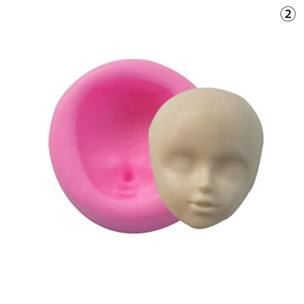 3D Baby Face силиконовый выпечки Ремесло Плесень Fondant (сахарная) форма для шоколадного