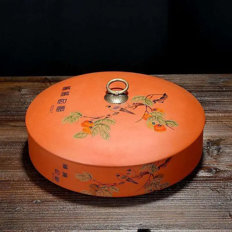 Puɾr Tea Storage Box Quality Purple Clay Home Food Sealed Cans Coffee Containers Kitchen Jars Sugar Bottle 7.9*21cm | Дом и сад