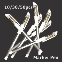 newest permanent makeup eyebrow white marker pen microblading pen tattoo surgical skin marker pen for tattoo accessories supplie