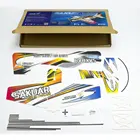 Радиоуправляемый микросамолет EPP 3D F3P Радиоуправляемый Электрический самолет Сакура 420 мм разборный самолет