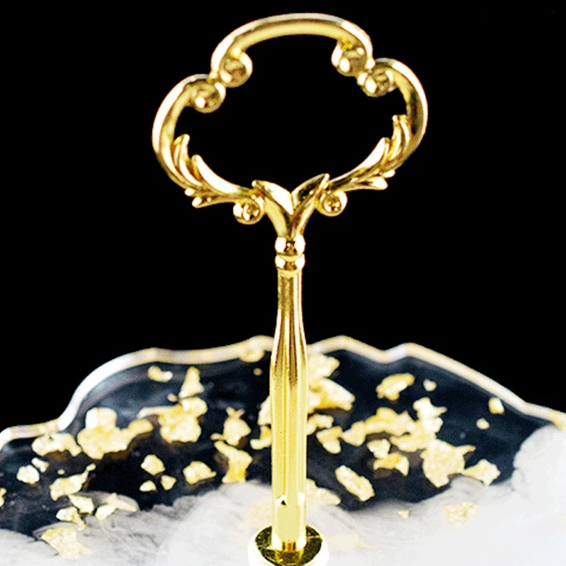 

Three-Layer Round Fruit Plate Mould Diy Crystal Epoxy Fruit Tea Tray Silicone Tray Mould