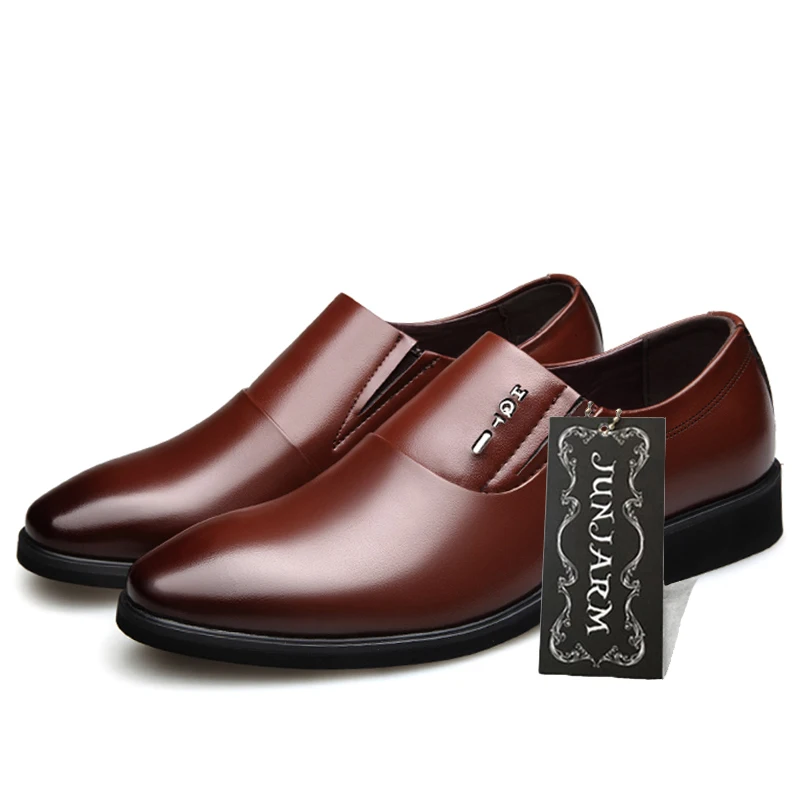 JUNJARM/Мужские модельные туфли в европейском стиле Мужская деловая обувь ручной