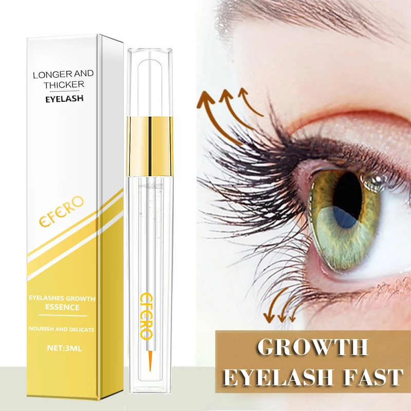

EFERO 1/2pcs Eyelash Growth Serum Eyelash Extension Nourishing Eye Lash Care Enhancer Natural Thicker Longer Curling Lashes