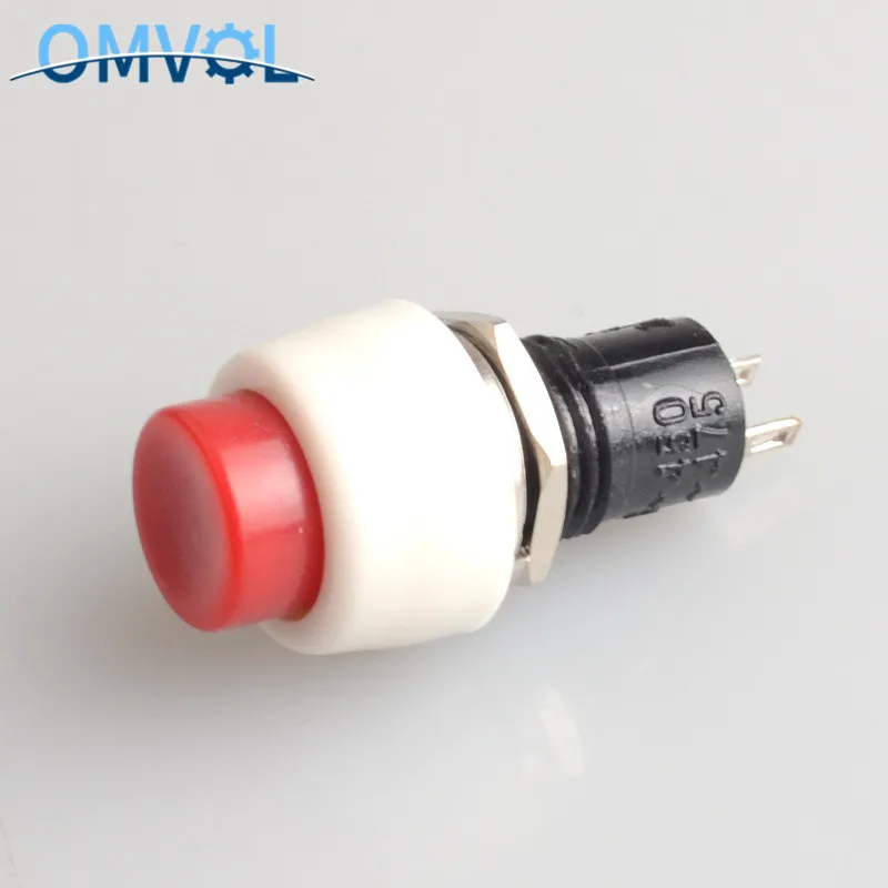 Настенный датчик движения 10 мм мгновенный и самоблокирующийся кнопочный