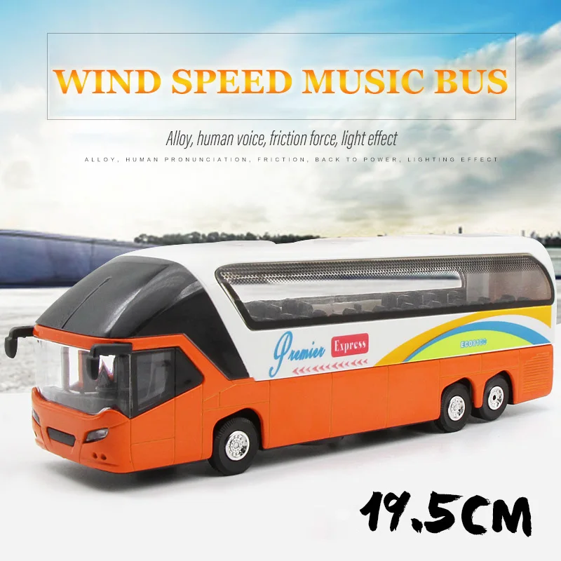 

1:32 Модели автомобилей из сплава высокий симулятор туристический автобус металлические Литые игрушечные автомобили оттягивающиеся, мигающ...