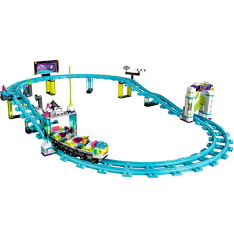 Конструктор американские горки для парка развлечений|Блочные конструкторы| |